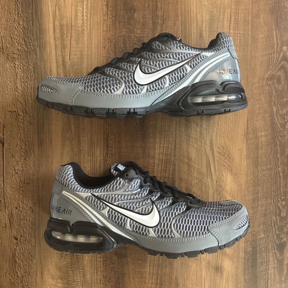 Nike Air Max Torch 4 Men Size 10 Cool Grey Black Running Shoes 343846-012